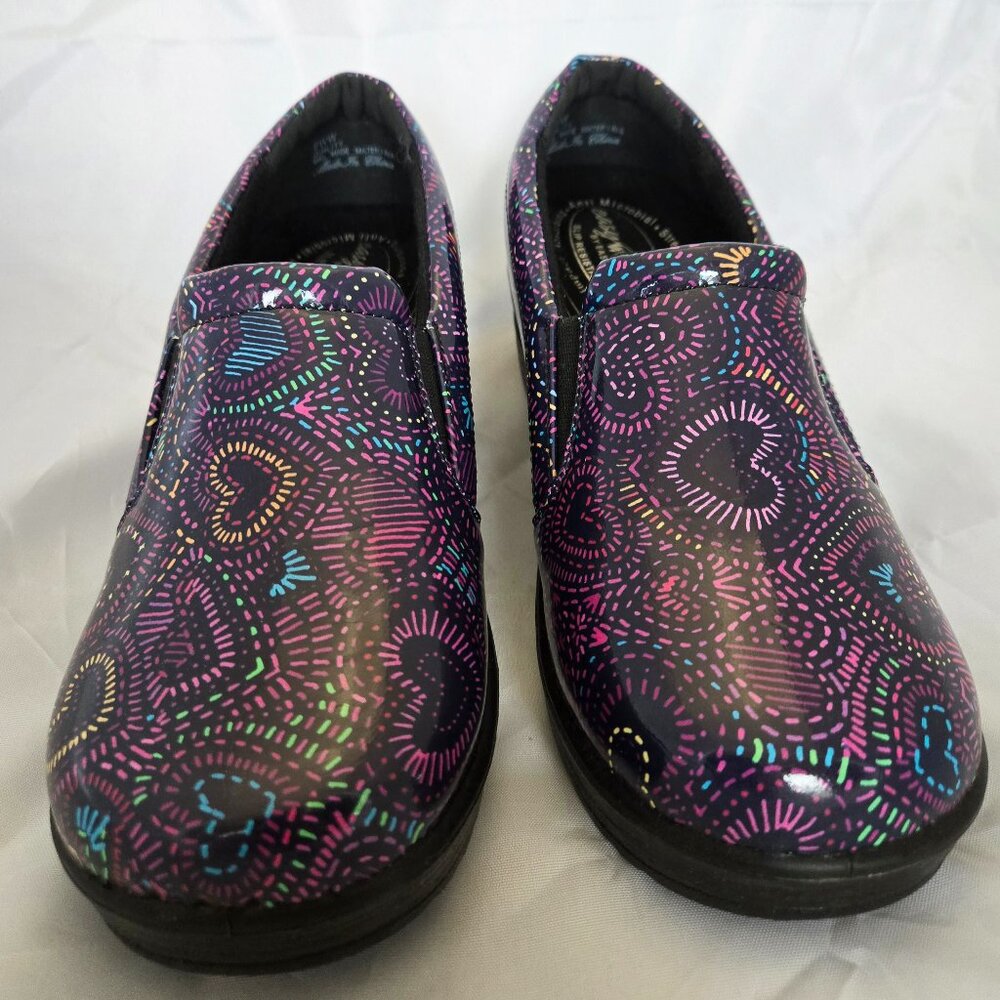 Easy Worksy by Easy Street 9WW Purple Multi Patent
